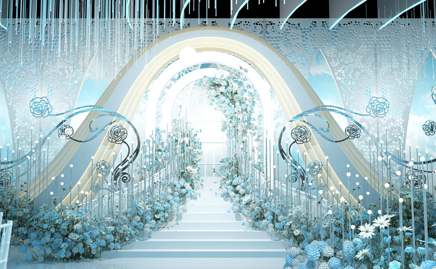 任城釡香烙馍村水晶厅效果展示