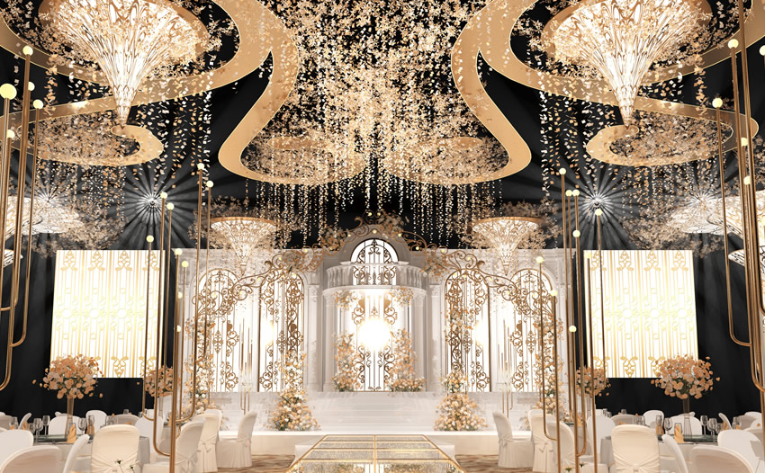 任城花木兰喜事汇金色大厅效果展示